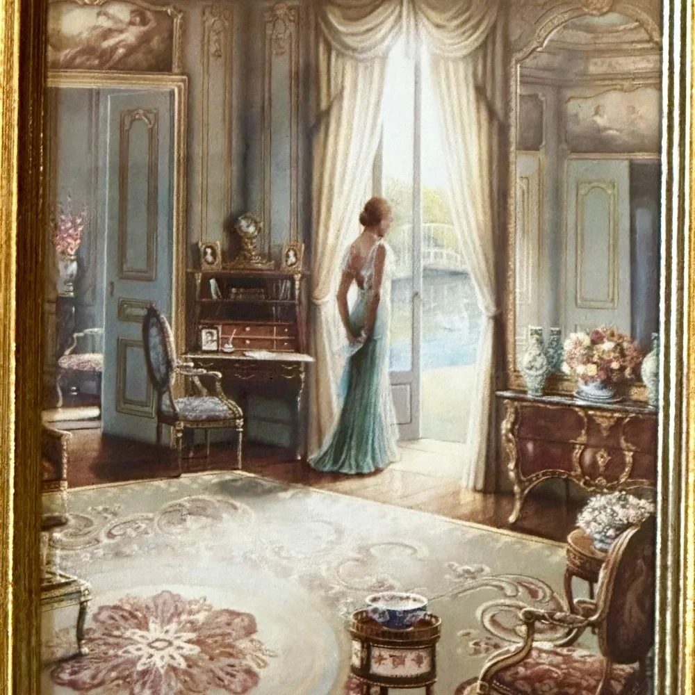 Y2K Victorian ladies limited edition by John P O’Brien Classic Ornate framed set